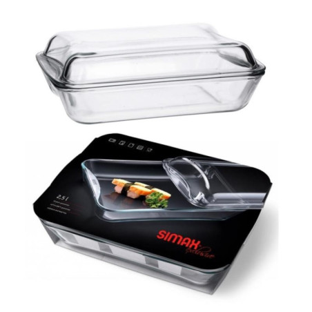 Szkło żaroodporne Simax 4,4L Smart Touch z pokrywą 7216/7576